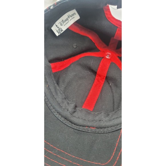 DISNEY MICKEY MOUSE Youth Adjustable Punk Black hat Distressed - Picture 4 of 6